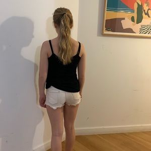 Pacsun White Jean Shorts
